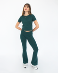 LEGGIN FLARE PRETINA DOBLE