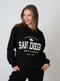 SUDADERA LOS ANGELES - NEGRO