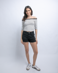 SHORT JEAN MIA NEGRO