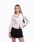 CAMISA ENTALLADA PINZAS ALY